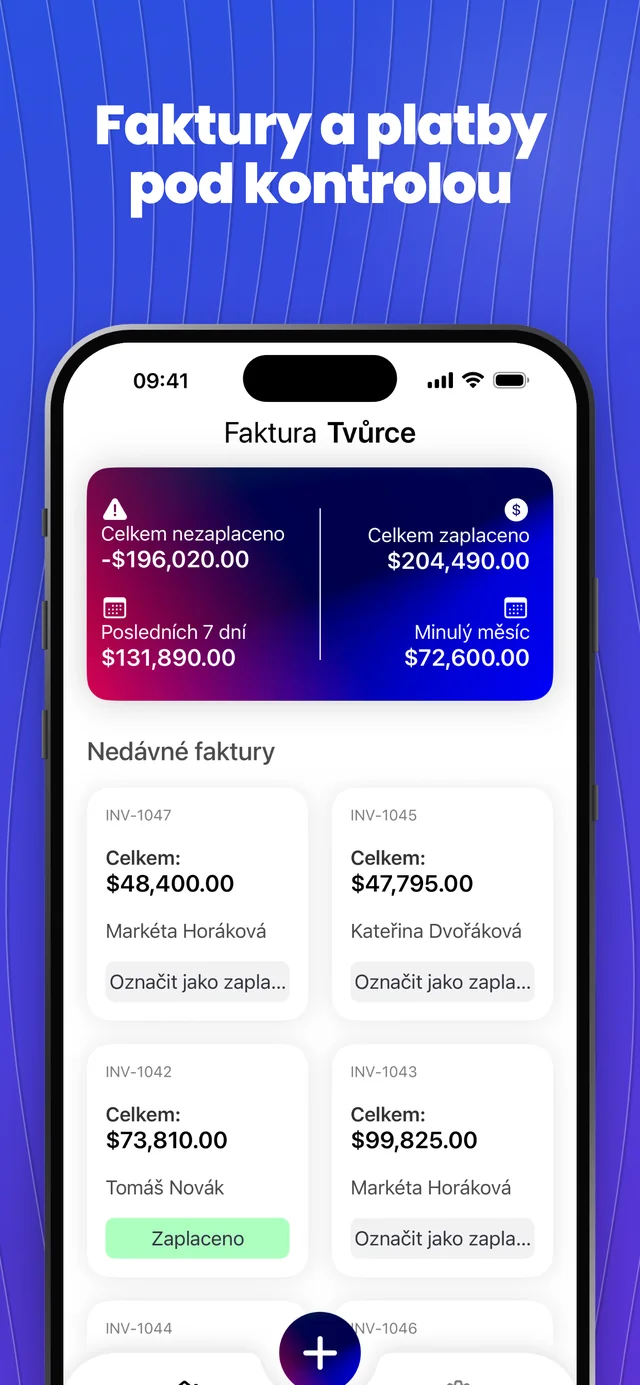 Screenshot z App Storu 1 — Invoice Maker