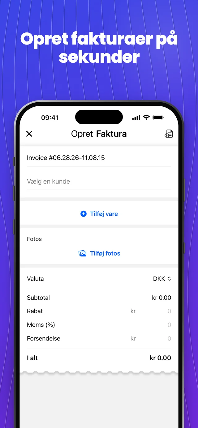 App Store-skærmbillede 2 — Invoice Maker