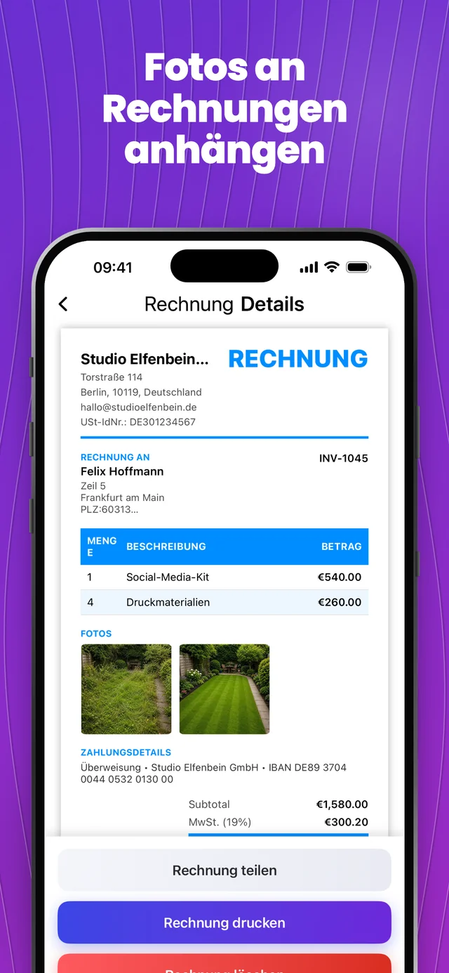 App-Store-Screenshot 5 — Invoice Maker