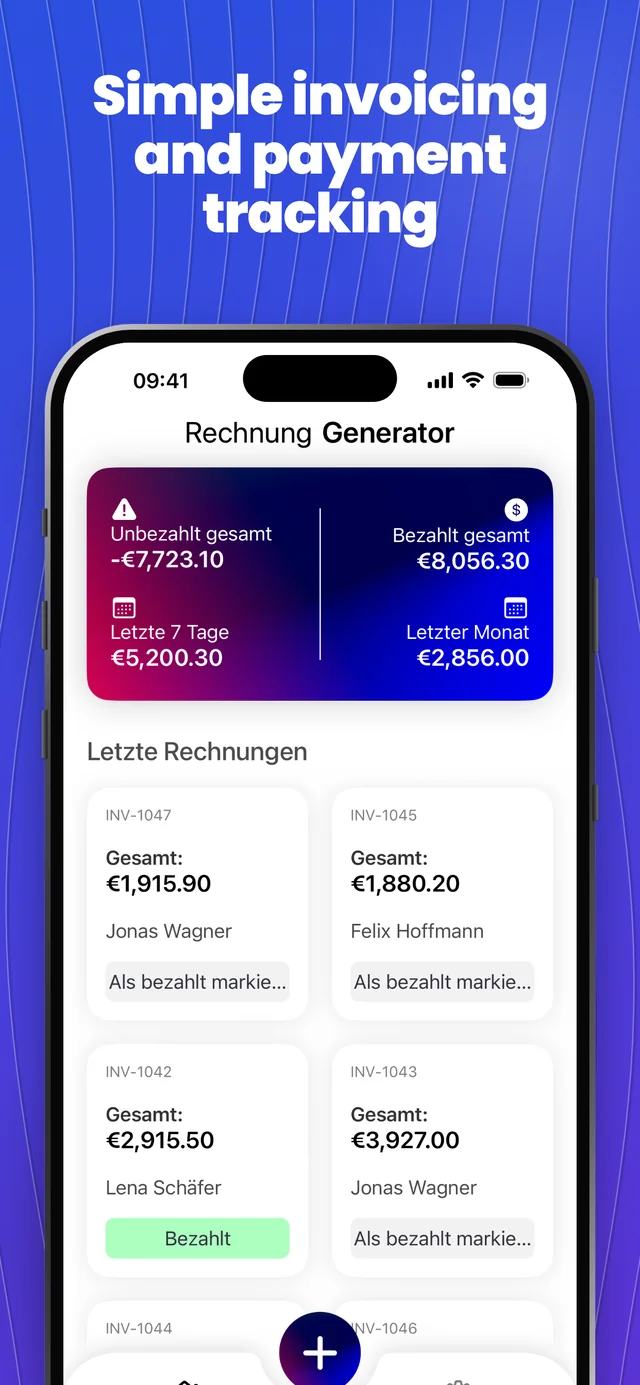 App Store സ്ക്രീൻഷോട്ട് 1 — Invoice Maker