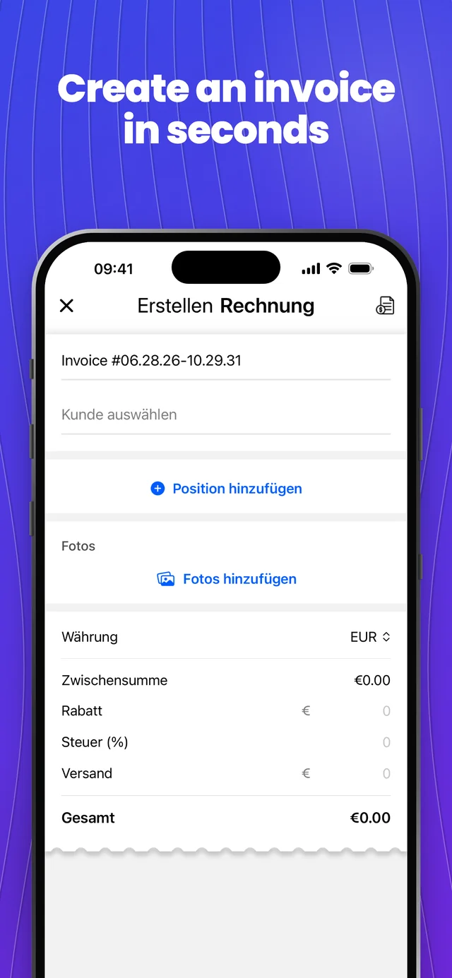 App Store സ്ക്രീൻഷോട്ട് 2 — Invoice Maker