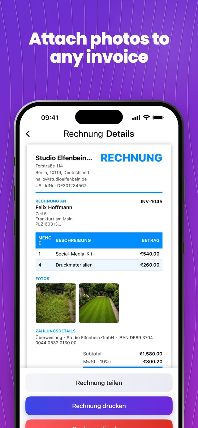 App Store സ്ക്രീൻഷോട്ട് 5 — Invoice Maker