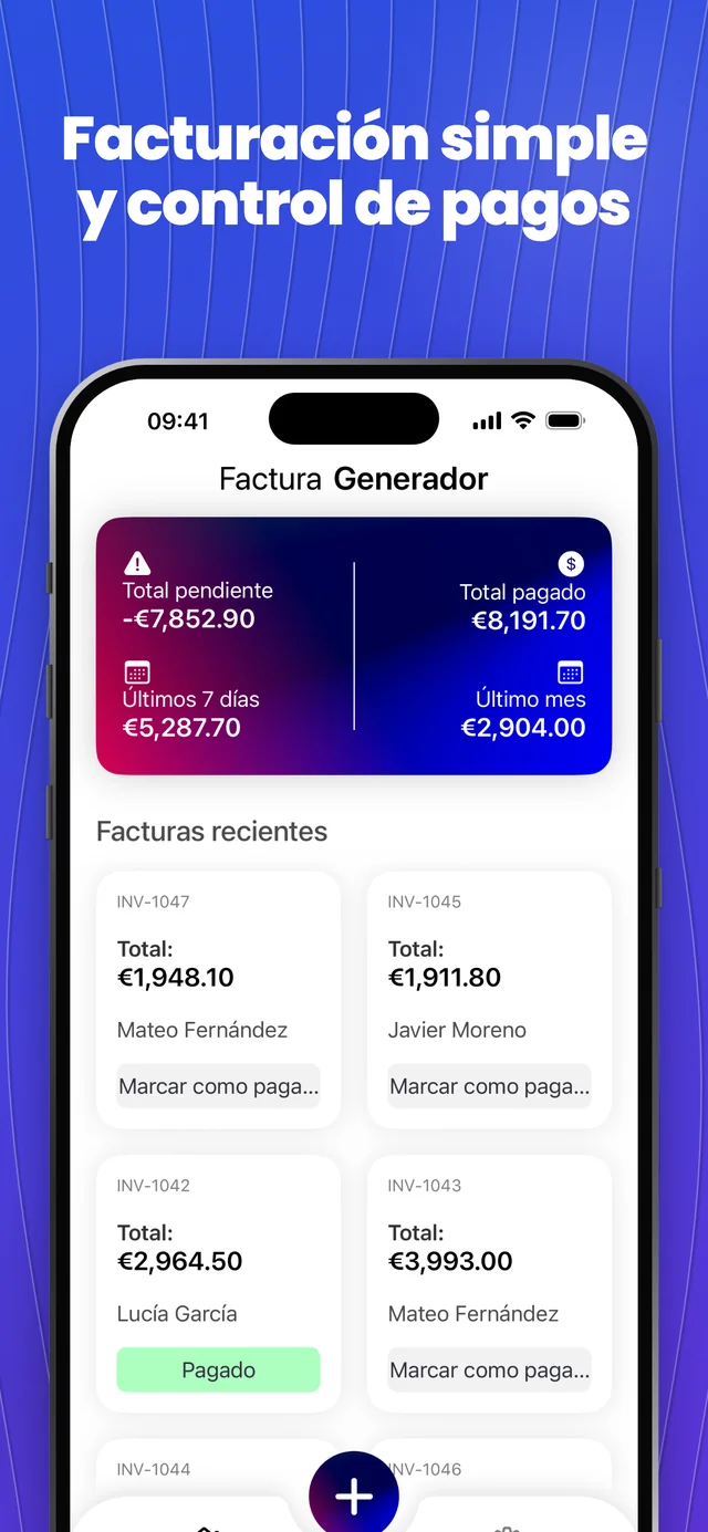 Captura de pantalla de la App Store 1 — Invoice Maker