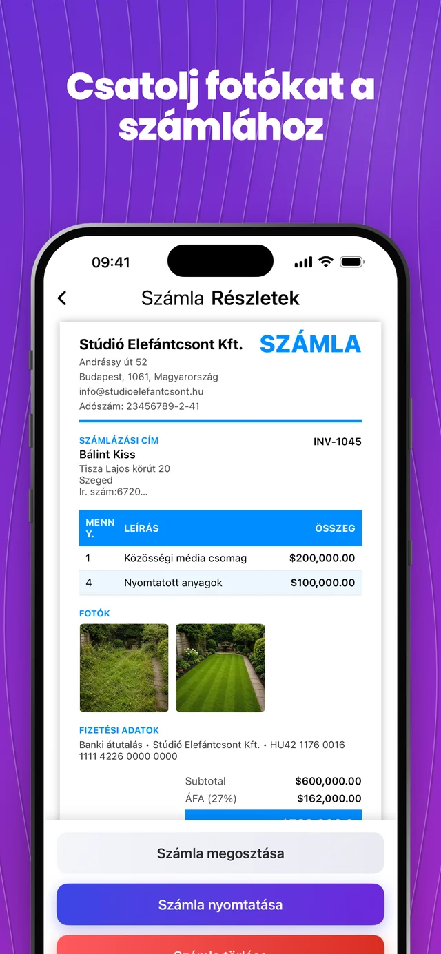 App Store-képernyőkép 5 — Invoice Maker
