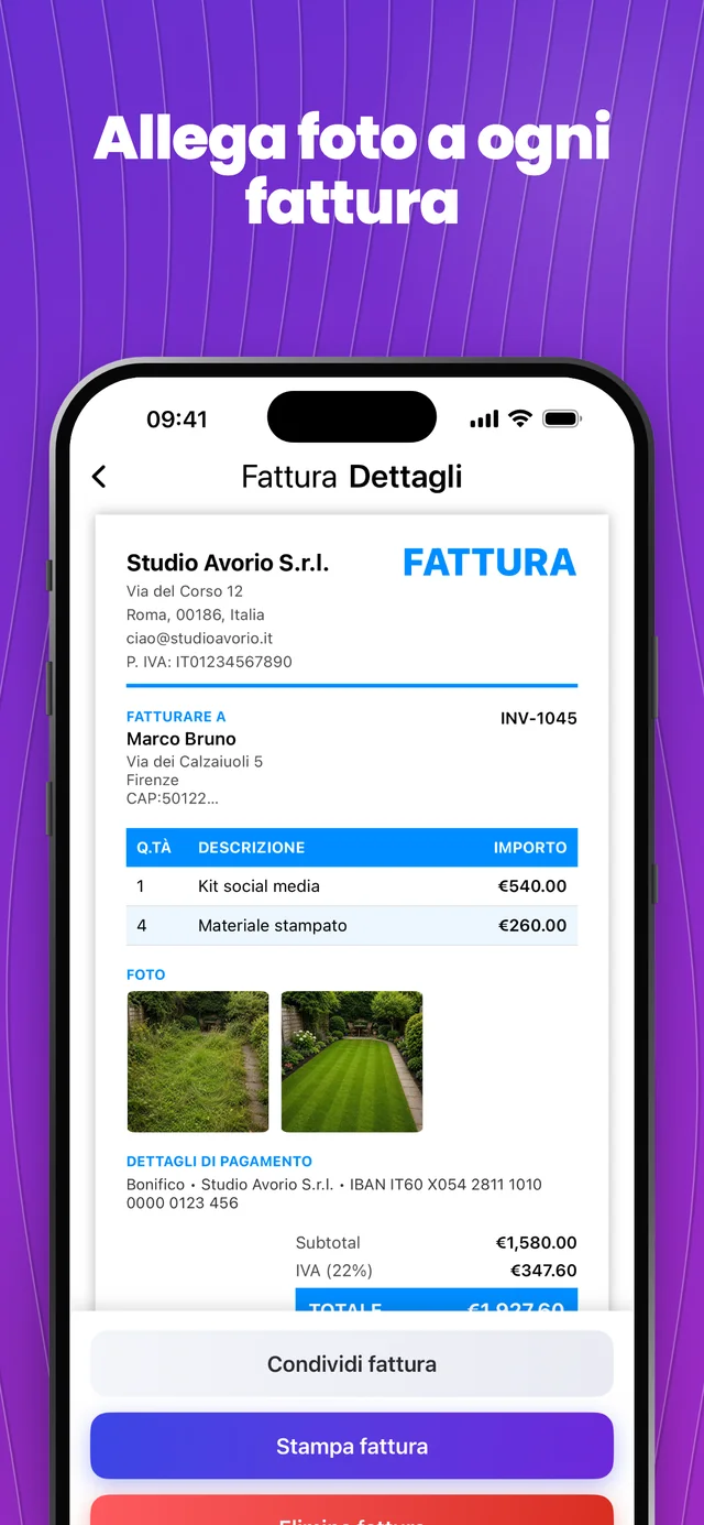 Screenshot dell’App Store 5 — Invoice Maker