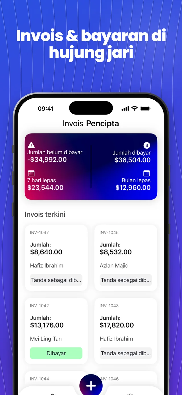 Tangkapan skrin App Store 1 — Invoice Maker