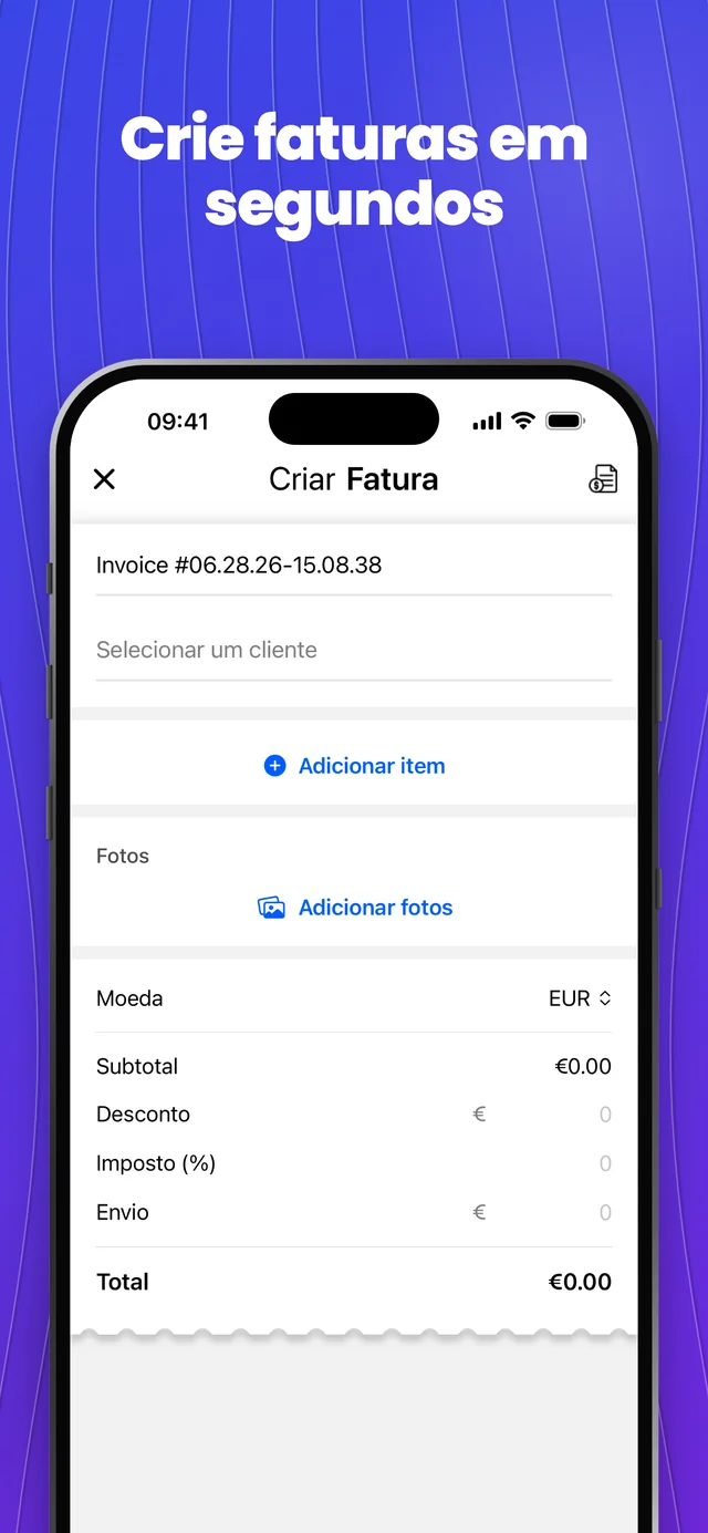 Captura de tela da App Store 2 — Invoice Maker